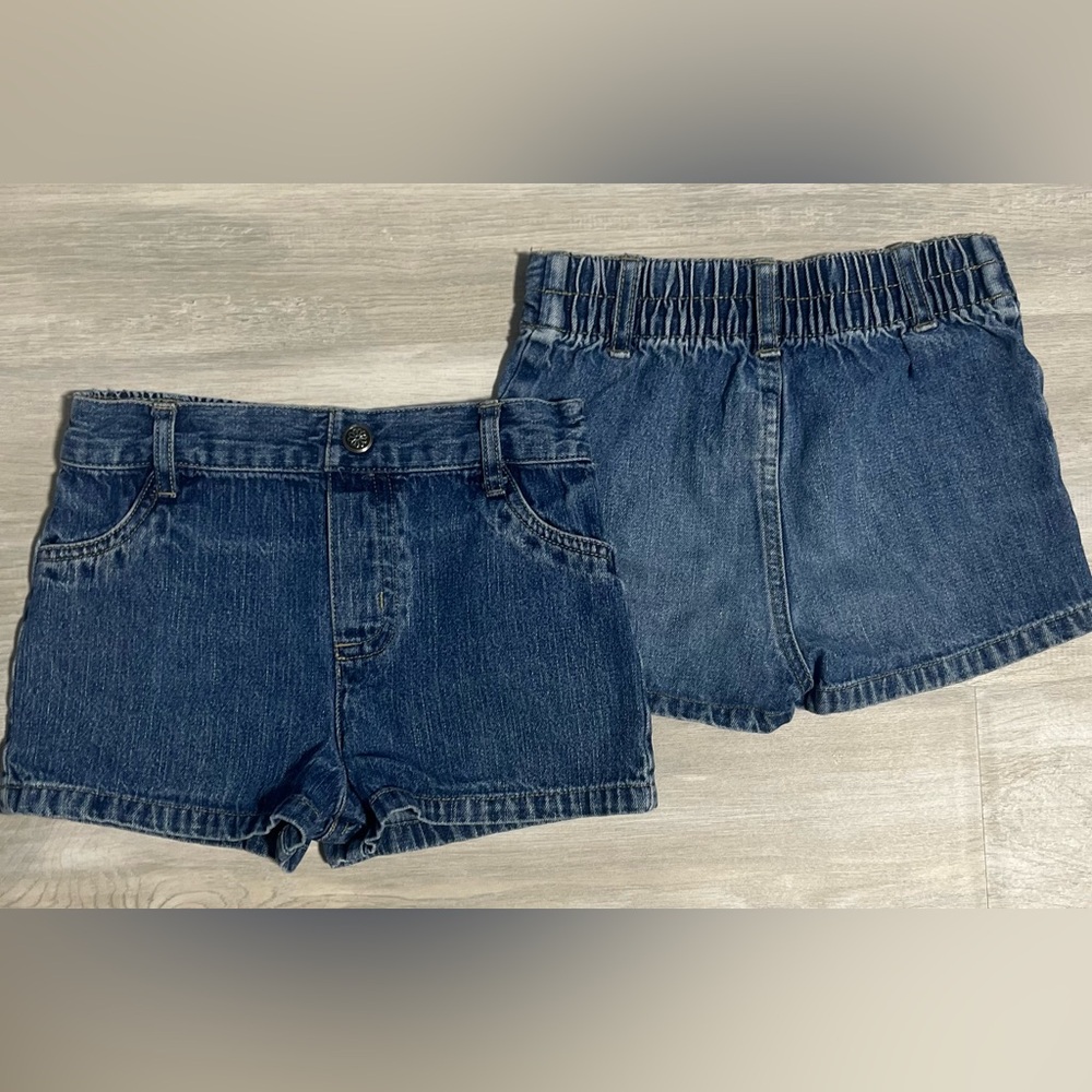 Blue Denim Shorts Trio - Picture 2 of 6